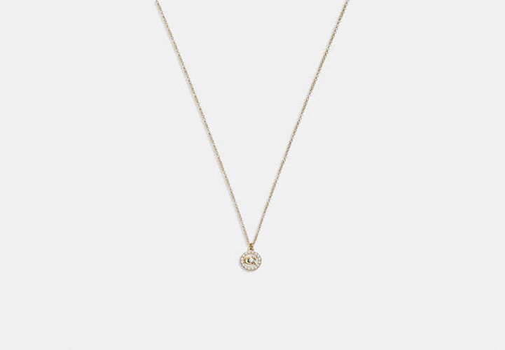 Collier à P - COACH - Modalova