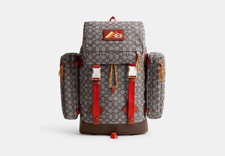 Mochila Utility en jacquard de firma - COACH® - Modalova