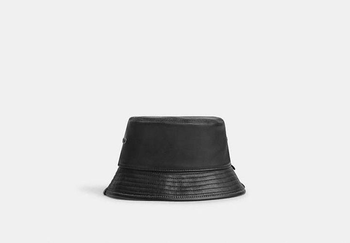 Chapeau Seau En Cuir - COACH - Modalova