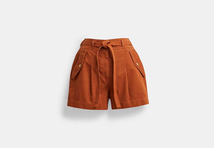 Pantalones cortos teñidos en prenda - COACH® - Modalova