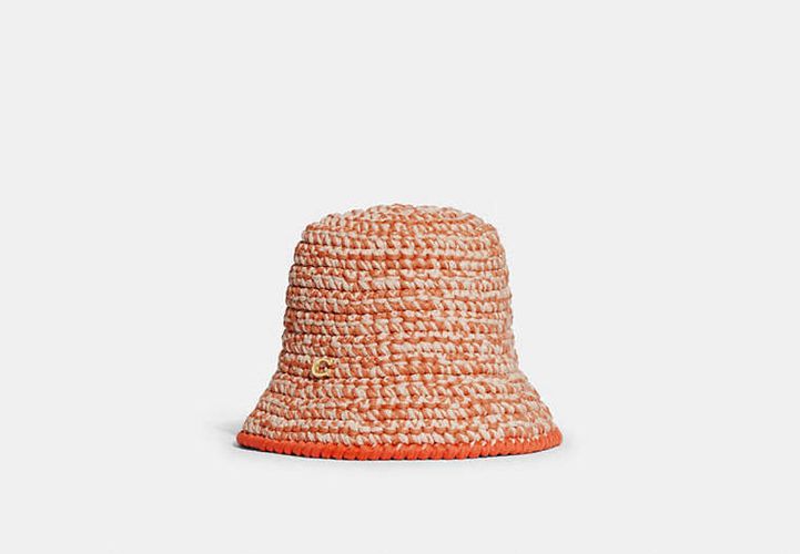 Gorro de pescador de crochet - COACH® - Modalova