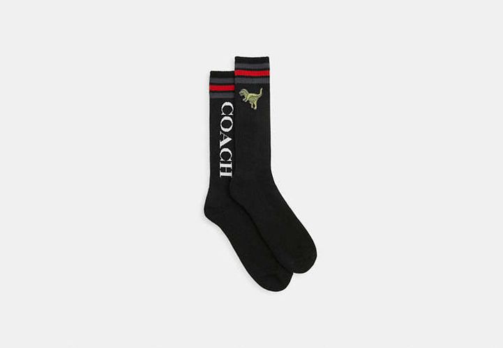 Chaussettes Mi-Mollet Côtelées De Sport - COACH - Modalova