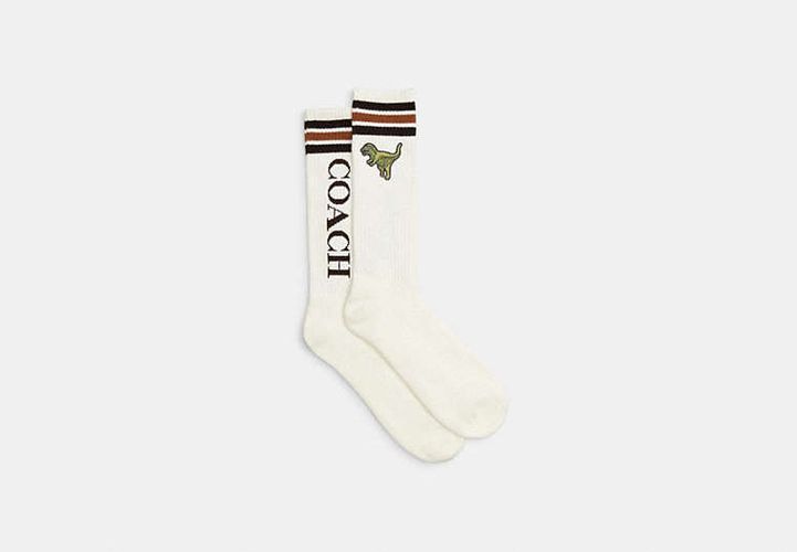 Chaussettes Mi-Mollet Côtelées De Sport - COACH - Modalova