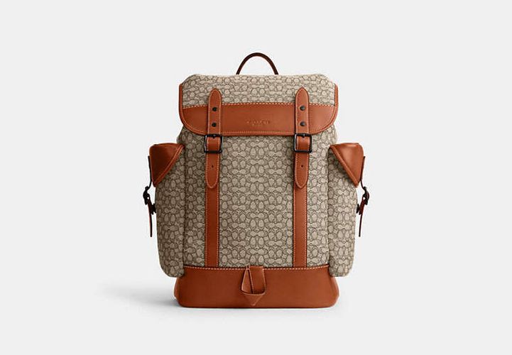 Mochila Hitch en jacquard de firma micro - COACH® - Modalova