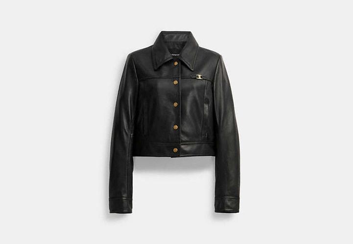 Veste Raccourcie à Boutons Pression à L'avant - COACH - Modalova