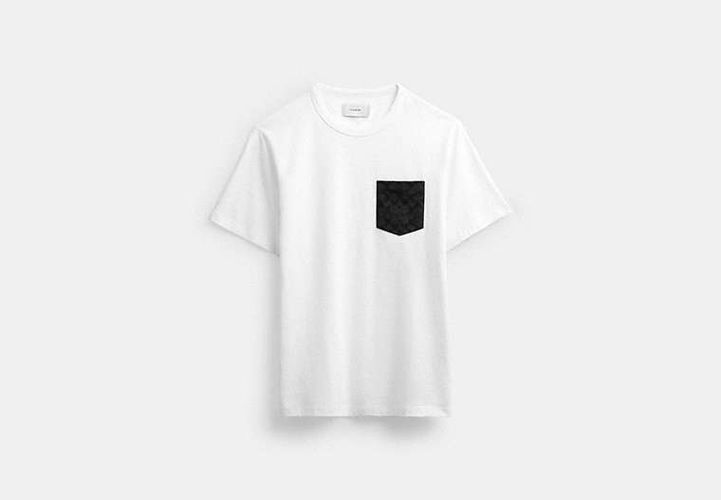 T Shirt à Poche Essentiel - COACH - Modalova