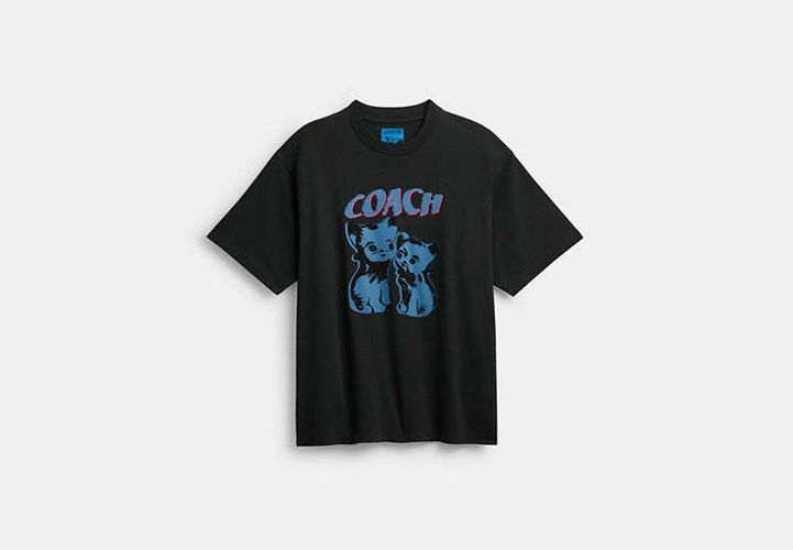 Camiseta de gatos con corte relajado The Lil Nas X Drop - COACH® - Modalova