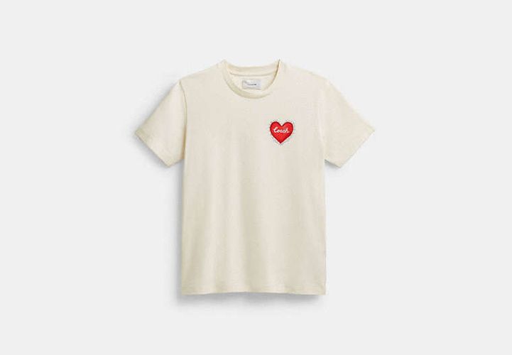 Camiseta con corazón - COACH® - Modalova