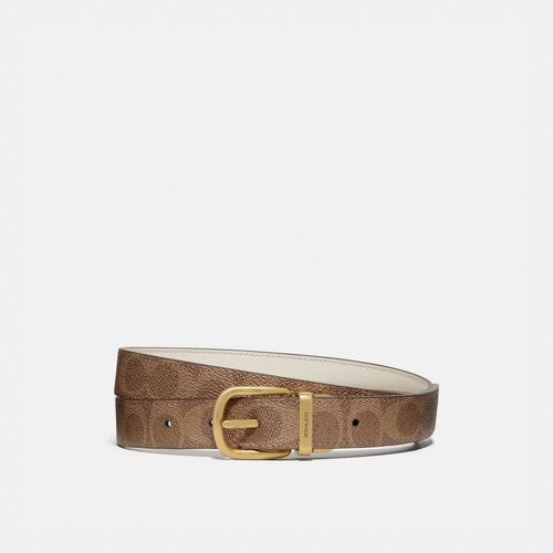 Ceinture réversible avec boucle harnais, 25 mm - COACH - Modalova