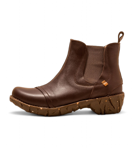 N1582120005_012 Bottines en cuir N158 Yggdrasil marron (36), Plat, 3 à 5 cm, Aucun, Casuel - El Naturalista - Modalova