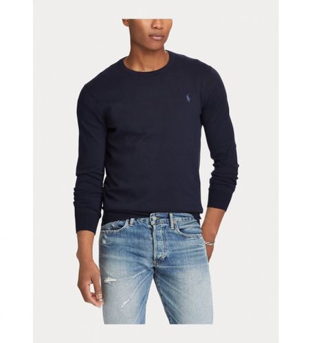 Slim Fit Pullover 710684957001 (L), Casuel, Coton, Marine - Polo Ralph Lauren - Modalova