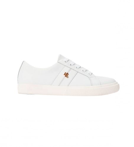 Chaussures en cuir enduit Janson II (40), Plat, Lacets, Casuel - Polo Ralph Lauren - Modalova