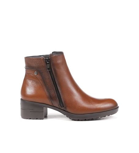 F1367 bottines en cuir F1367 moyen - Hauteur du talon : 5cm (35), Marron, 3 à 5 cm, Fermeture éclair, Casuel - Fluchos - Modalova