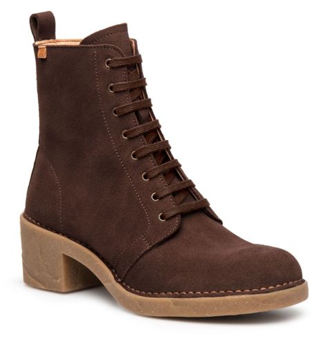 Bottines en cuir N5660 Lux marron -Hauteur du talon 5.5cm (41), 5 à 8 cm, Casuel - El Naturalista - Modalova