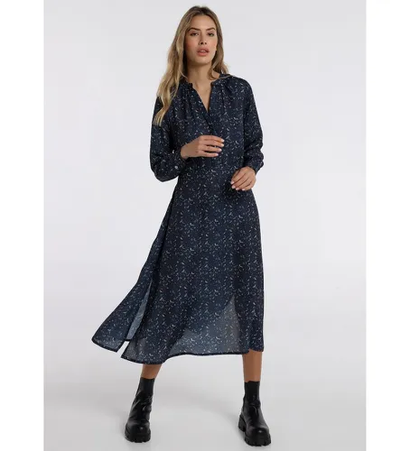 Robe midi (XS), Casuel, Multicolore, Polyester, Manche longue - Lois Jeans - Modalova