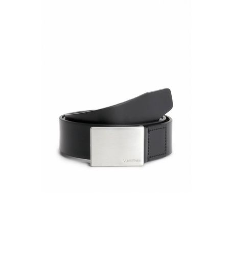 K50K504309 Ceinture en cuir Plaque noire (80 cm), Casuel - Calvin Klein - Modalova