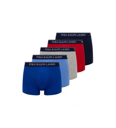 Lot de 5 boxers rouge, , et marine (S), Homewear, Coton - Polo Ralph Lauren - Modalova