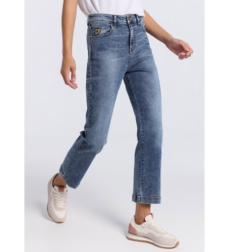 Jeans : Tall Box - Straight Wide Crop (29), Casuel, Coton - Lois Jeans - Modalova