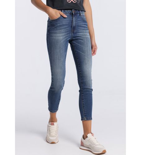 Jeans | Boîte moyenne - Cheville skinny taille haute (26), Casuel, Coton, Denim - Lois Jeans - Modalova