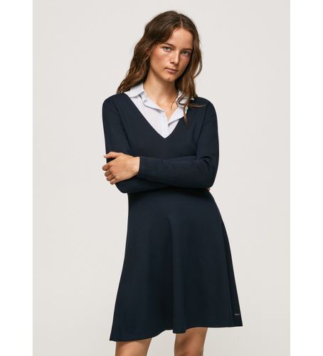 PL953316 Robe Collie (S), Casuel, Viscose, Manche longue - Pepe Jeans - Modalova