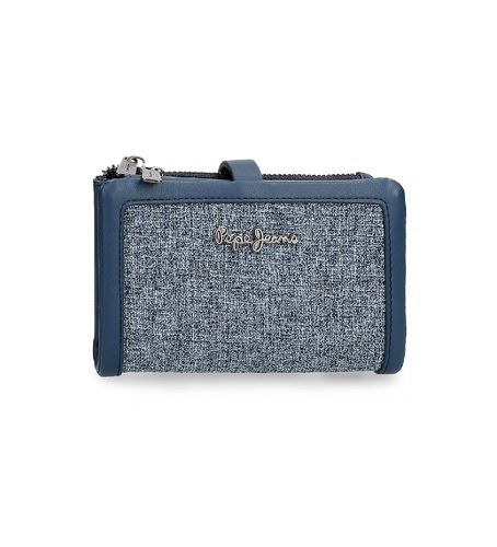 Portefeuille Maddie avec porte-monnaie amovible -14,5x9x2cm (OSFA), Casuel, Synthétique, Marine - Pepe Jeans - Modalova