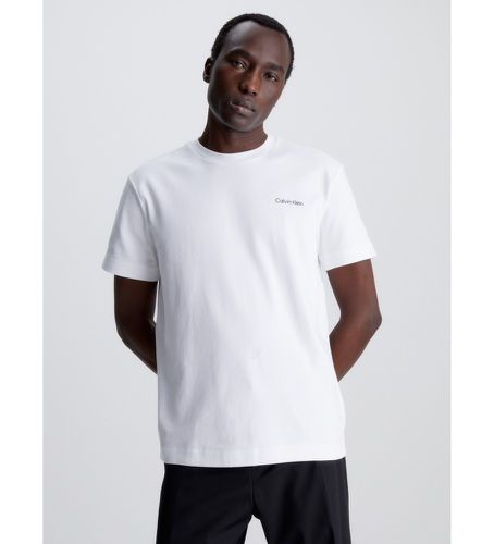 K10K109894 T-shirt en coton biologique (XS), Blanc, Casuel, Manche courte, Le coton biologique, Durable - Calvin Klein - Modalova