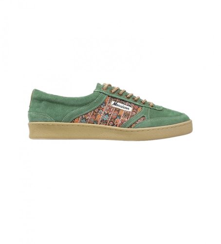 MAYA Baskets en cuir fendu Maya Green (36), Plat, Lacets, Casuel - Morrison - Modalova