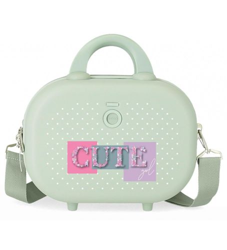 Unisex. 9533924 Trousse de toilette en ABS Cute Girl Adaptable (OSFA), Casuel, Vert, ABS/Polycarbonate - Enso - Modalova