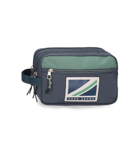 Unisex. 6654421 Trousse de toilette Tom double compartiment adaptable (OSFA), Casuel, Polyester, Marine - Pepe Jeans - Modalova