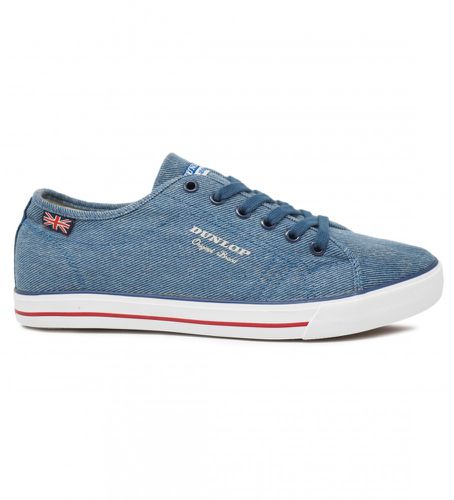 Trainers bamba free time (41), Bleu, Tissu, Plat, 1 à 3 cm, Lacets, Casuel - Dunlop - Modalova