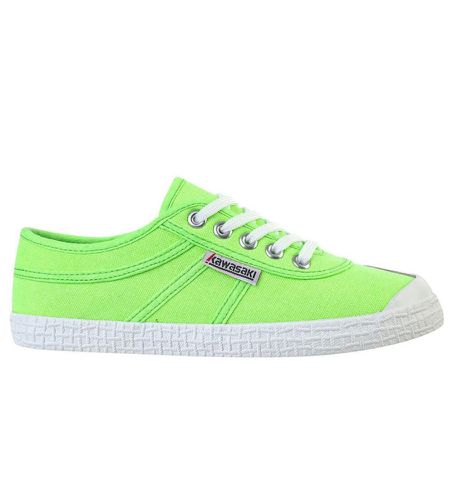 K202428 Trainers Original Neon (36), Tissu, Plat, Lacets, Casuel, Vert - Kawasaki - Modalova