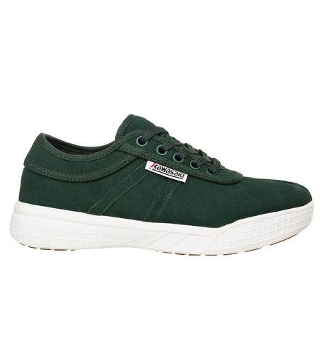 K204414 Leap Leather Sneakers (36), Cuir, Plat, Lacets, Casuel, Vert - Kawasaki - Modalova