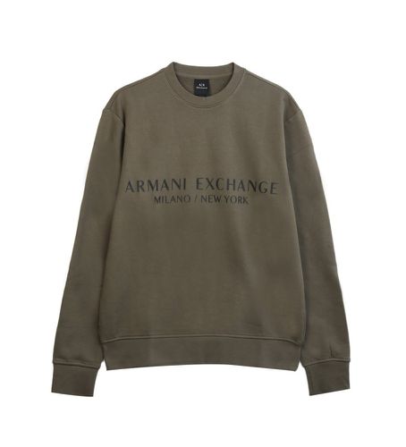 NZM88ZJKRZ1784 Sweat-shirt ouvert en polaire marron (S), Casuel, Coton - Armani Exchange - Modalova