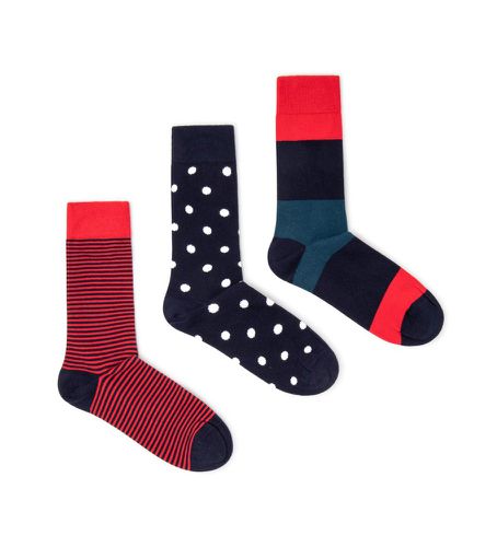 PMU30007 Lot de 3 paires de chaussettes à pois multicolores (S-M), Homewear, Coton - Pepe Jeans - Modalova