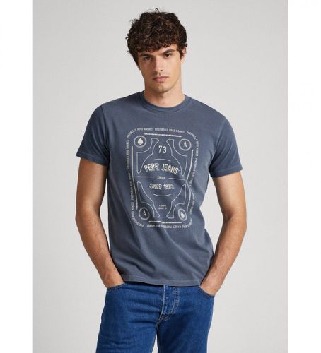 PM509138 T-shirt Dover (L), Casuel, Coton, Manche courte, Durable, Marine - Pepe Jeans - Modalova