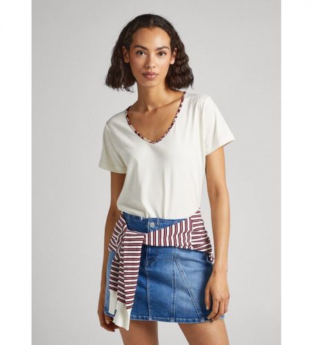 PL505584 T-shirt Becca (S), Casuel, Coton, Modal, Manche courte, Durable - Pepe Jeans - Modalova