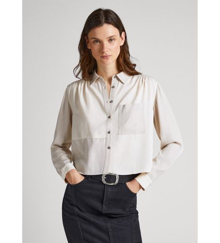 PL304607 Blouse Fibiana cassé (L), Casuel, Manche longue, Lyocell - Pepe Jeans - Modalova