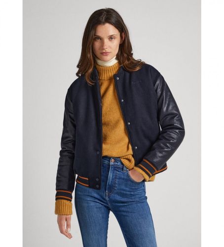 PL402277 Veste Nella (S), Casuel, Polyester, Manche longue, Marine - Pepe Jeans - Modalova