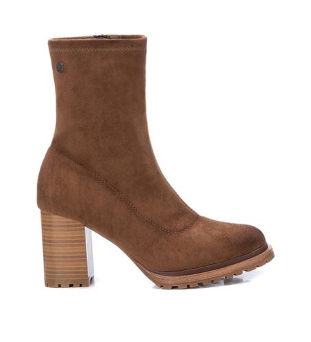 CAMEL 170985 bottines marron - hauteur du talon : 8cm (40), 5 à 8 cm, Fermeture éclair, Casuel - Refresh - Modalova