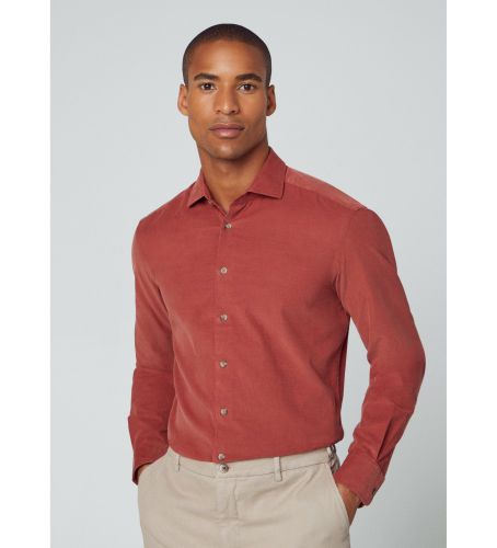 HM309663 Chemise Slim Corduroy (XXL), Casuel, Coton, Manche longue - Hackett London - Modalova