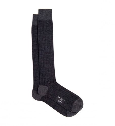 HMU30023 Chaussettes longues en mérinos (M-L), Homewear, Laine - Hackett London - Modalova