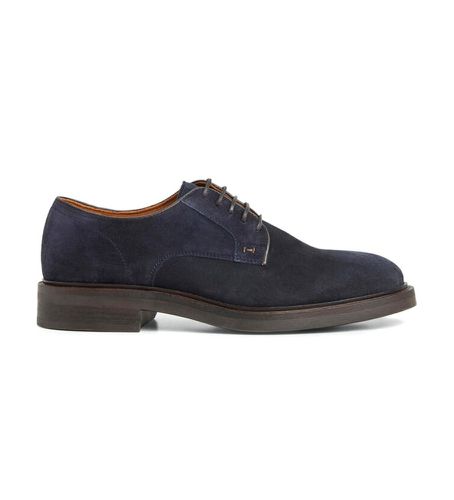 HMS21307 Egmont Classic Shoes (41), Cuir, Plat, Lacets, Casuel, Classique, Marine - Hackett London - Modalova