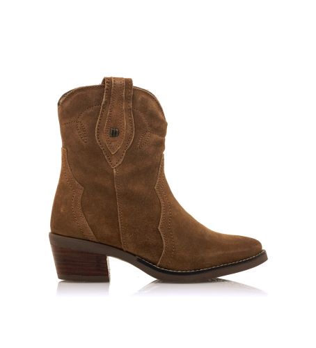 Bottines en cuir Teo marron - Hauteur du talon 5cm (38), 3 à 5 cm, Fermeture éclair, Casuel - Mustang - Modalova