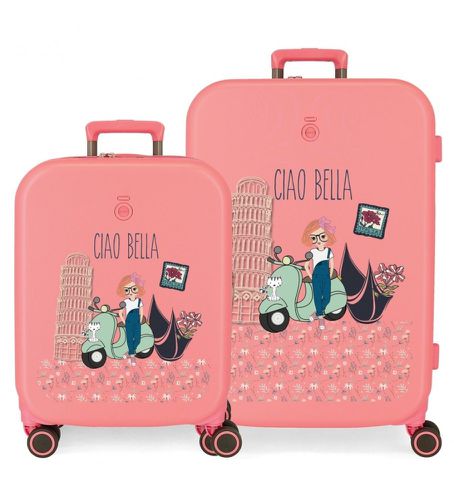 Ciao Bella 55-70cm suitcases set (OSFA), Casuel, ABS/Polycarbonate, Cabine, Corail - Enso - Modalova