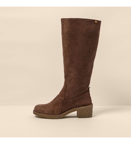 FQ005_012 Bottes en cuir N5663 Ticino marron - Hauteur du talon 5,5cm (36), 5 à 8 cm, Fermeture éclair, Ca - El Naturalista - Modalova