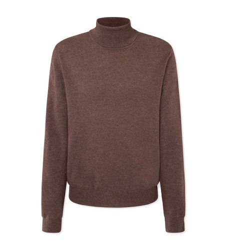 HM703030 Pull Merino Cash marron (L), Casuel, Laine, Manche longue - Hackett London - Modalova