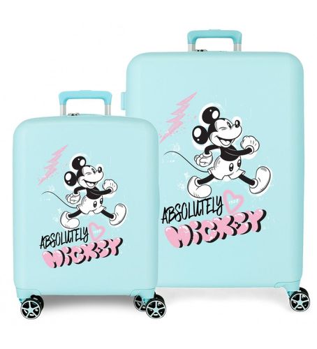 Ensemble de valises rigides Mickey Friendly 55 - 70 cm (OSFA), Casuel, ABS/Polycarbonate, Big, Cabine - Disney - Modalova