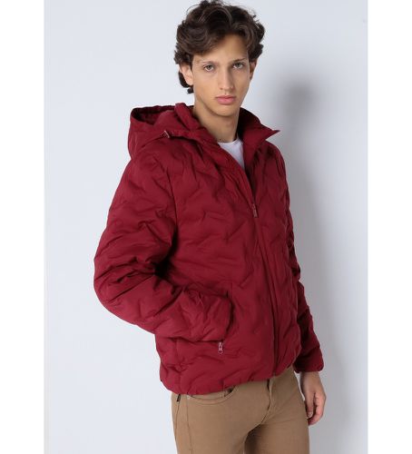 Veste polaire matelassée marron (S), Casuel, Grenat, Polyester, Manche longue - Six Valves - Modalova