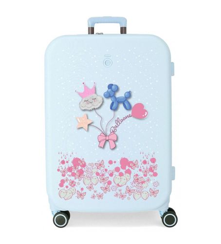 Unisex. 9559221 Valise moyenne Balloons rigide 70cm (OSFA), Bleu, Casuel, ABS/Polycarbonate - Enso - Modalova