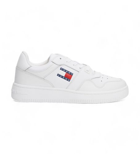 EN0EN02505 Baskets Retro Basket en cuir (38), Plat, Lacets, Casuel, Sport - Tommy Jeans - Modalova